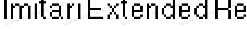 Imitari Extended Reg字体转换